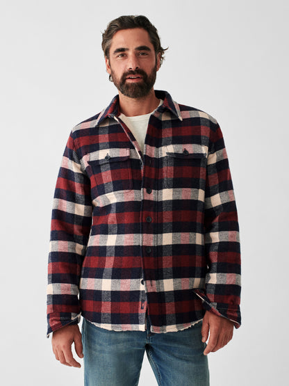 High Pile Fleece Plaid CPO  - Winter Falls Buffalo