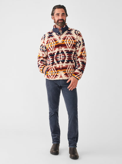 ThunderVoice Eagle High Pile Fleece Popover  - Snowy Ridge