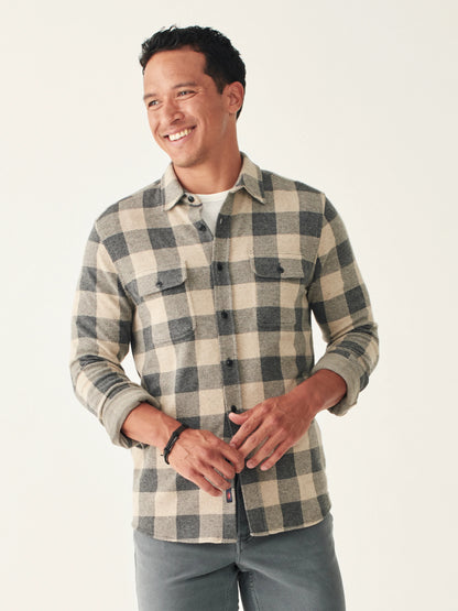 Legend™ Sweater Shirt - Tan Charcoal Buffalo - L