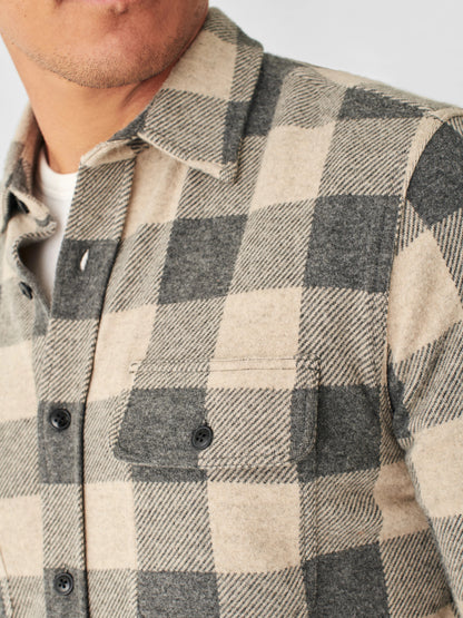 Legend™ Sweater Shirt - Tan Charcoal Buffalo - M