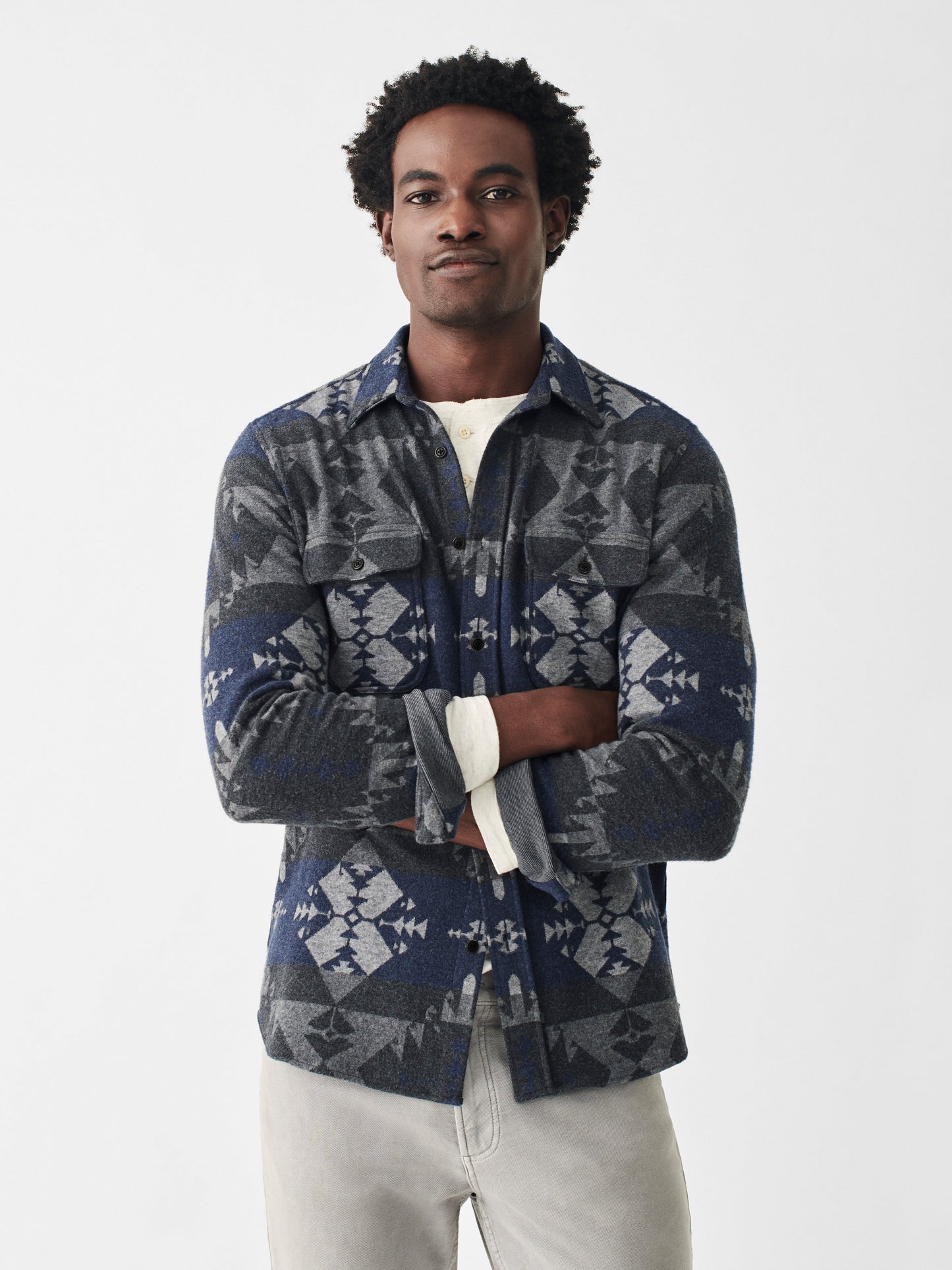 ThunderVoice Eagle Legend™ Sweater Shirt  - Grey Earth