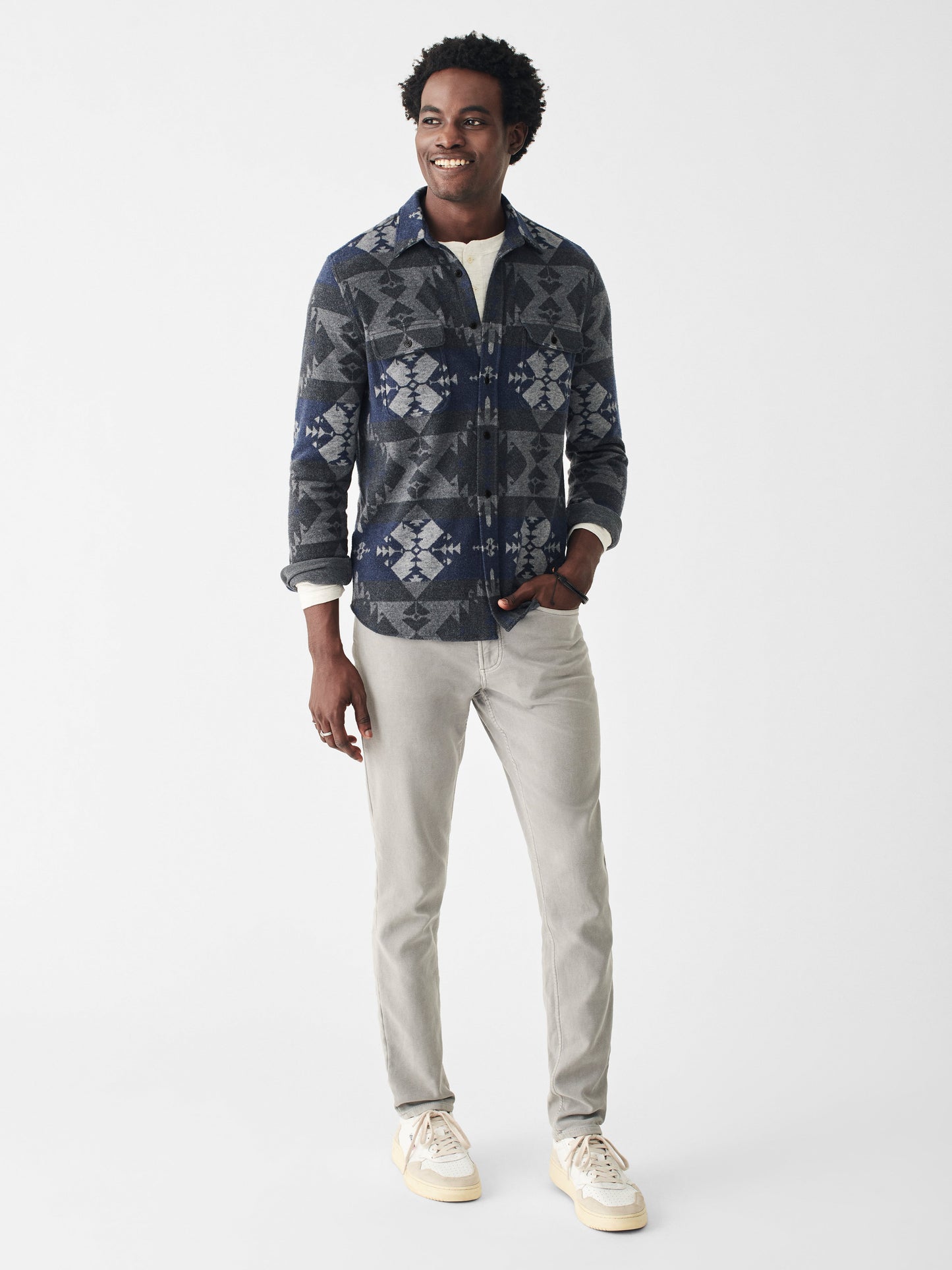 ThunderVoice Eagle Legend™ Sweater Shirt  - Grey Earth