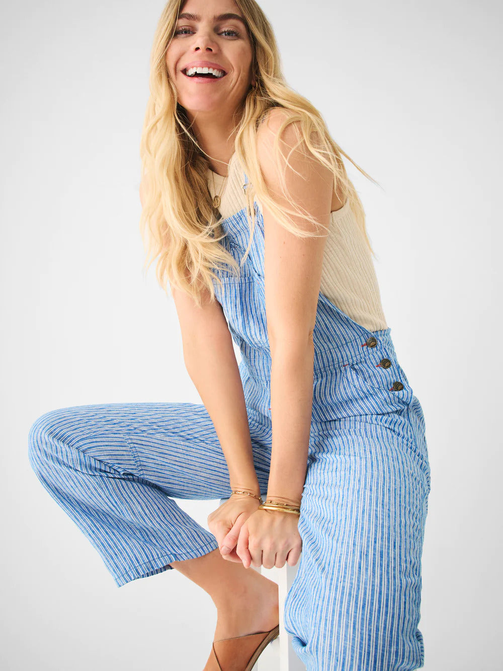 Mechanic Overalls  - Railroad Stripe